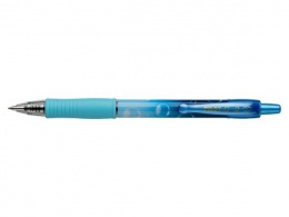 Zseléstoll, 0,32 mm, nyomógombos, PILOT "G-2 Blue Bubble", kék